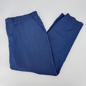 Lauren Ralph Lauren‎ Navy Dress Pants 48x32 Wool Blend Natural Stretch Classics